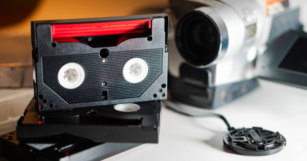 vhs tape videorecorder